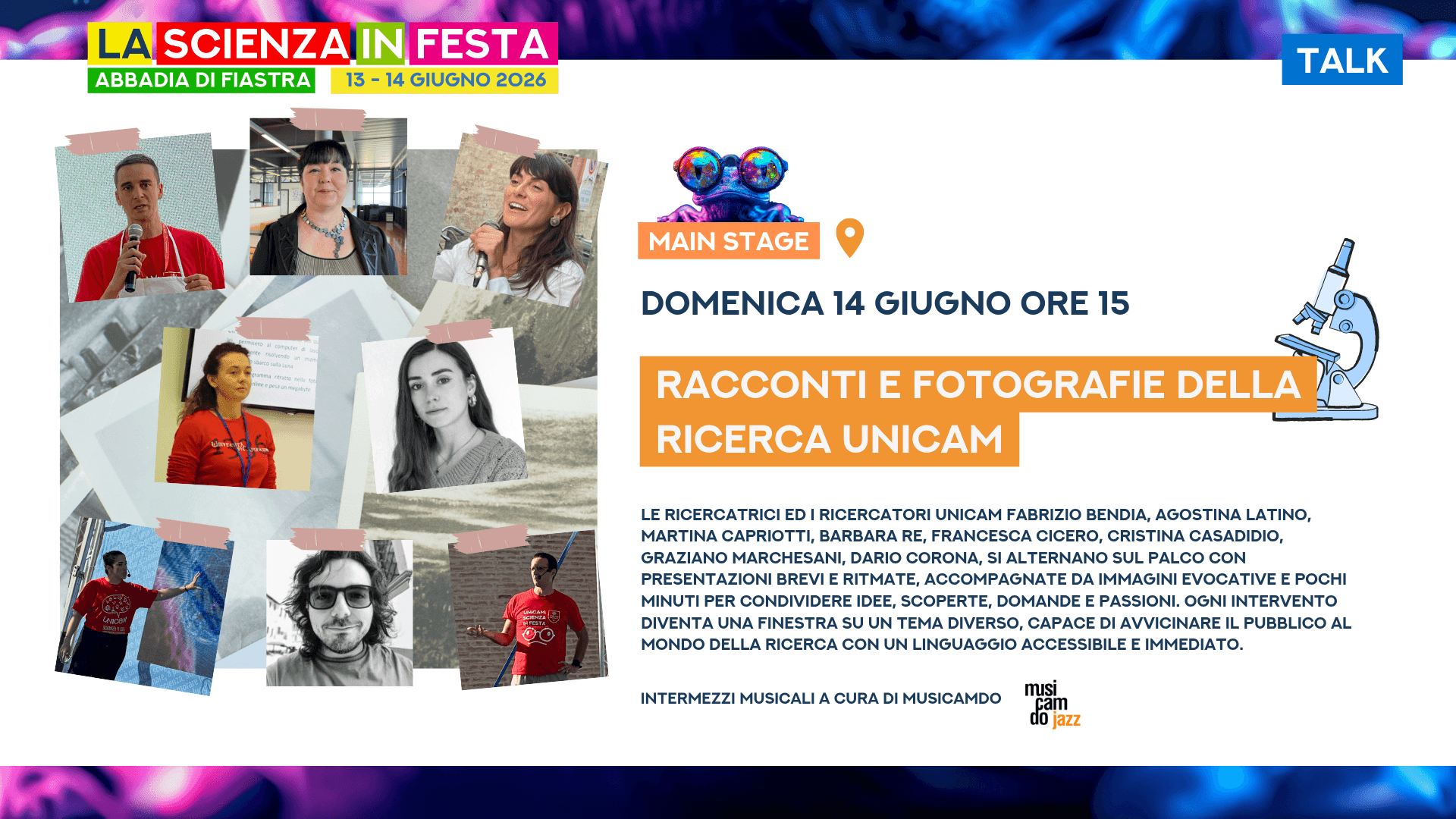 Racconti e fotografie della ricerca Unicam