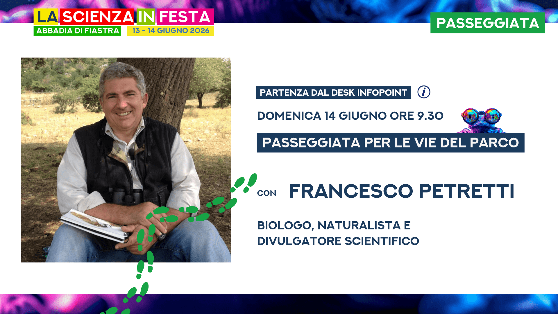 Passeggiata per le vie del parco