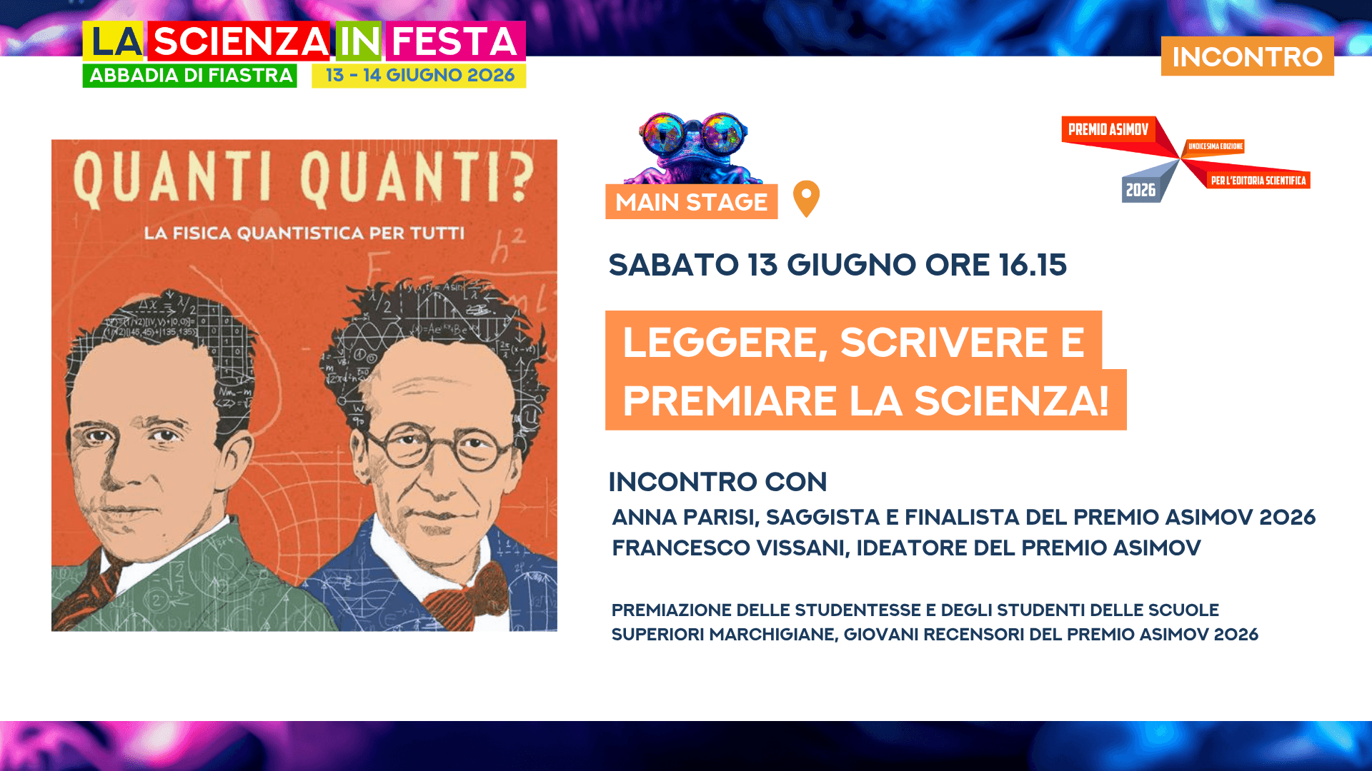 Leggere, scrivere e premiare la Scienza