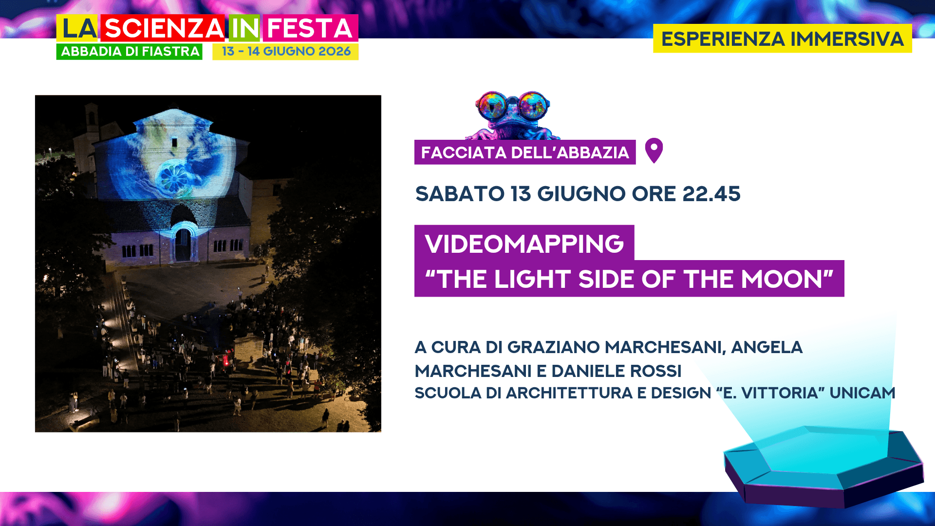 Video Mapping "The light side of the moon"