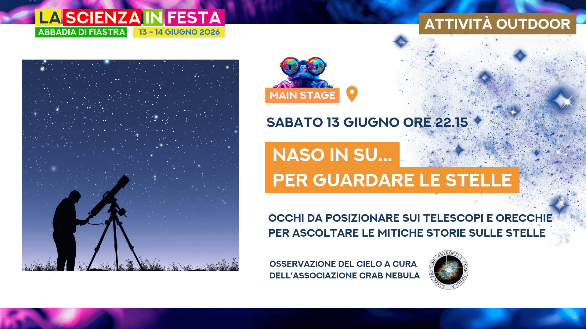 Naso in su… per guardare le stelle