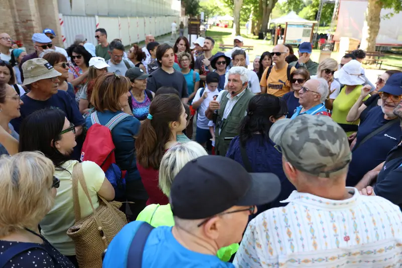 La folla al festival